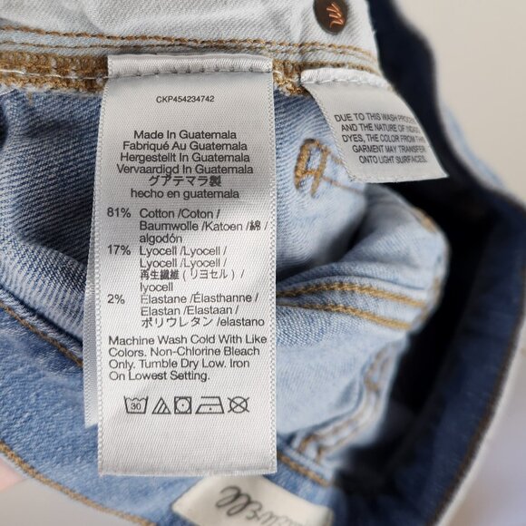 Madewell Classic Straight Light Wash Jeans sz 23 - Picture 10 of 11